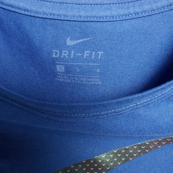 Dri-Fit Nike Youth Lg Blue T-shirt - Picture 2 of 6